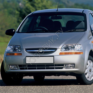 Бампер передний грунт в цвет кузова Chevrolet Aveo T200 (2004-)