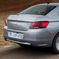 Бампер задний в цвет кузова Peugeot 301 (2012-2020)